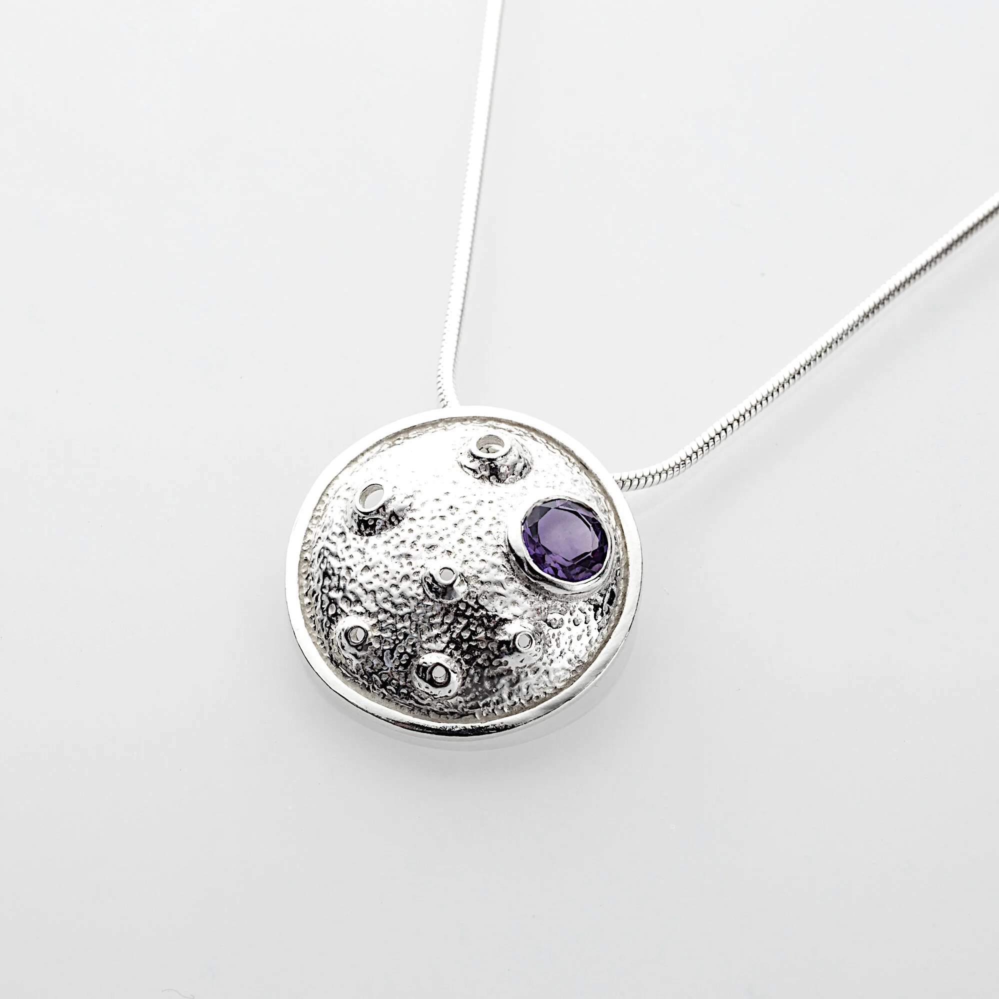 Blue and silver necklace hot sale